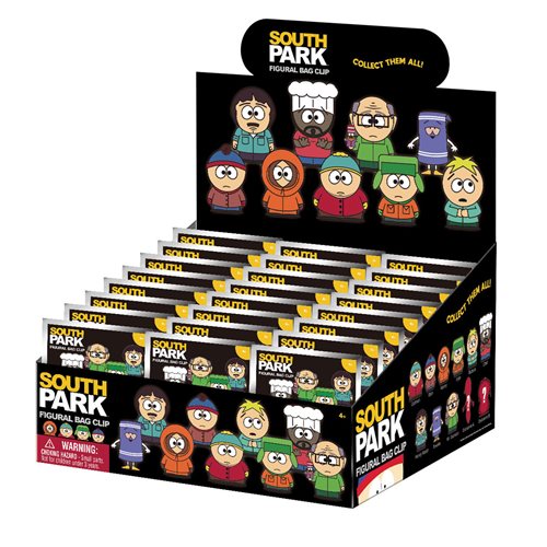 South Park 3D Foam Bag Clip Random 6-Pack