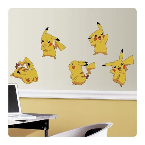 RoomMates Pokemon Pikachu Peel and Stick Wall Decals