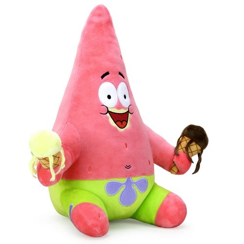 SpongeBob Squarepants Patrick with Ice Cream 16-Inch HugMe Plush