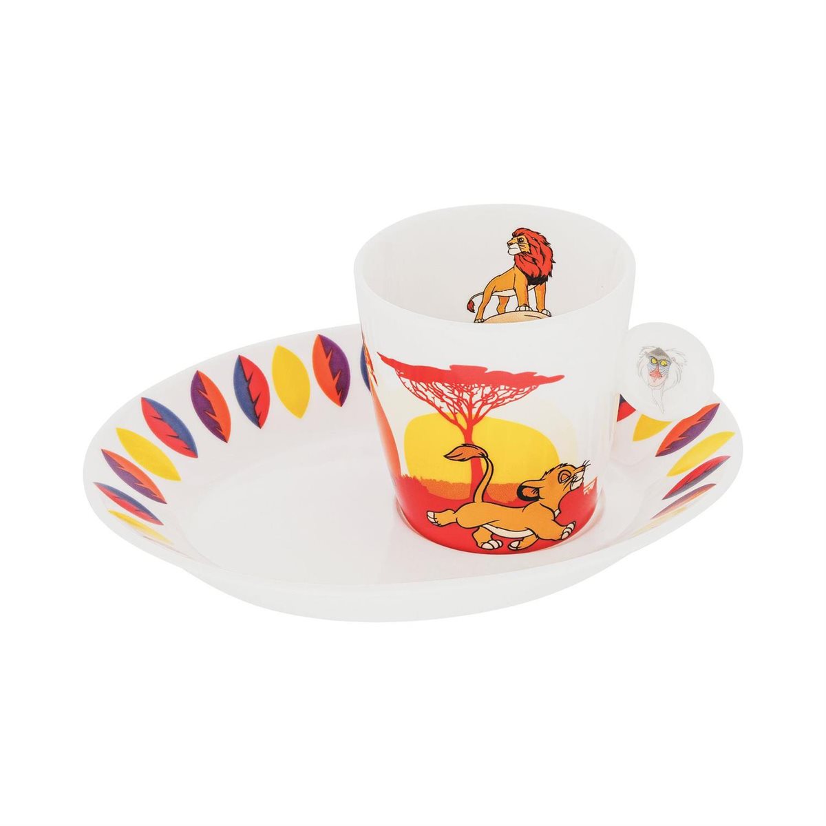 Disney English Ladies The Lion King Espresso Cup and Saucer Set