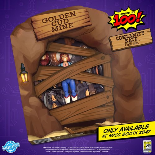 Wild West C.O.W.-Boys of Moo Mesa Cowlamity Kate in the Golden Cud Mine Action Figure - SDCC 2026 Ex