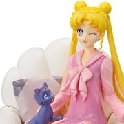 Sailor Moon Cosmos The Movie Usagi and Luna Antique Style Ichiban Statue