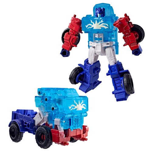 Transformers Cyberworld Optimus Prime Cyber Changers Energon Surge