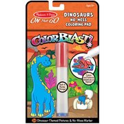 Melissa & Doug Dinosaurs On the Go Color Blast No-Mess Coloring Pad