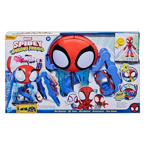 Spider-Man Spidey and His Amazing Friends Web-Quarters Playset