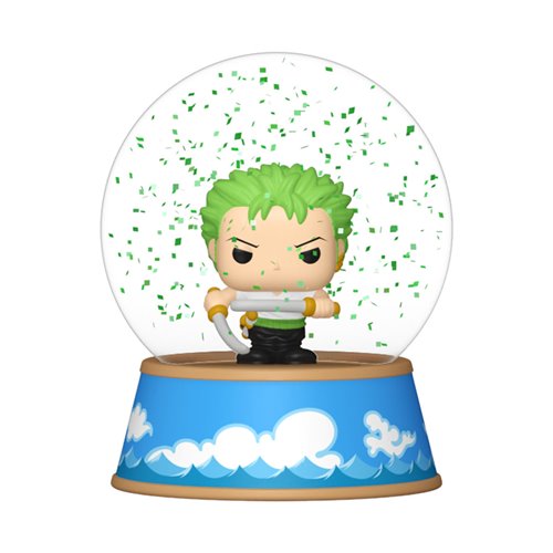 One Piece Mini Glitter Globe Display Case of 12