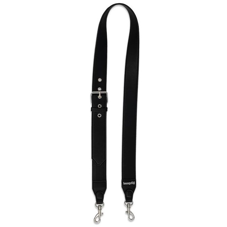 Loungefly Black Bag Strap - Entertainment Earth