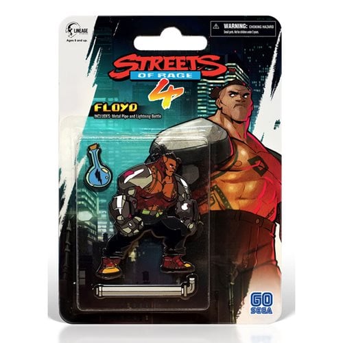 Streets Of Rage 4 Floyd Iraia Side-Scroller Pin Set