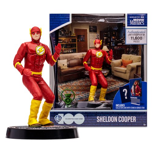 Movie Maniacs WB100: The Big Bang Theory Sheldon Cooper Wave 5 Limited Edition 6-Inch Scale Posed Fi