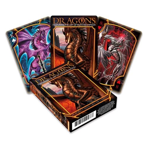 Dragons by Ruth Thompson Playing Cards