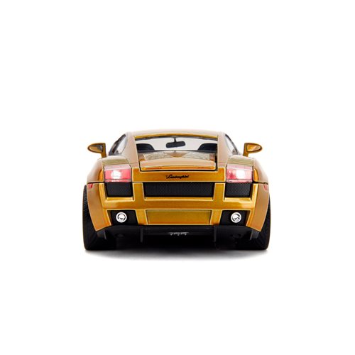 Fast and the Furious Fast X Candy Gold Lamborghini Gallardo 1:24 Scale Die-Cast Metal Vehicle
