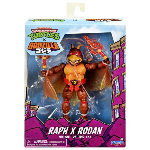 Teenage Mutant Ninja Turtles x Godzilla Wave 1 Action Figure Case of 4