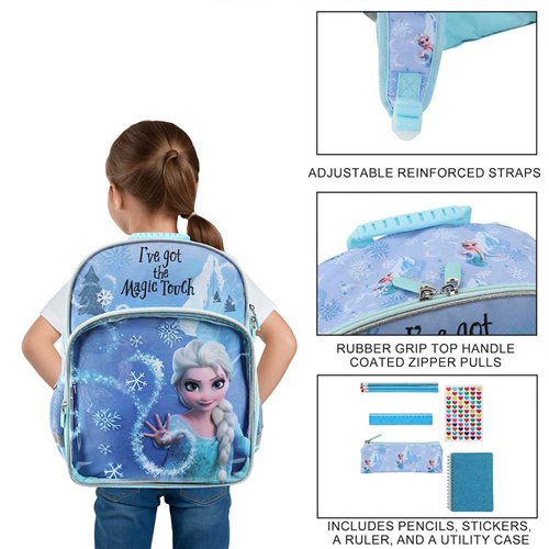 Frozen Elsa Magic Touch Youth Backpack 6-Piece Set
