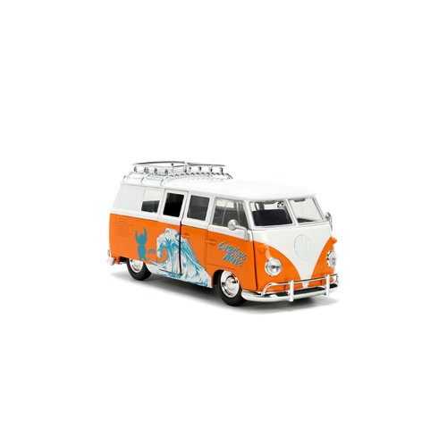Hollywood Rides Lilo & Stitch 1961 Volkswagen Bus 1:24 Scale Die-Cast Metal Vehicle with Stitch Figu