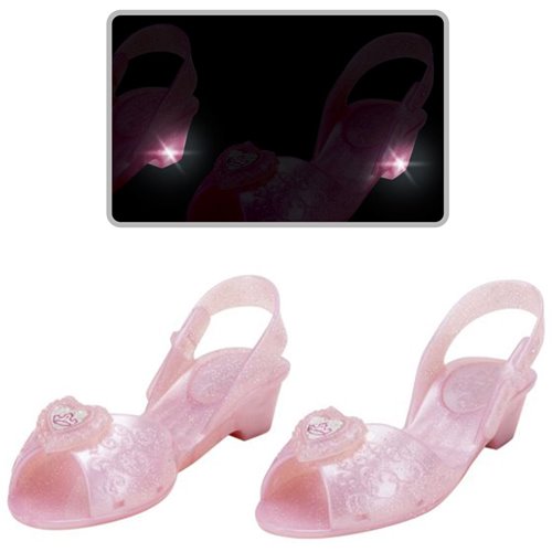 light up princess dress up shoes Amazon.com: Frozen Elsa Light Up Shoes, Official Disney Princess Light-Up Costume Shoes with Snowflake Emblem, Kids Size 11/12 Medium