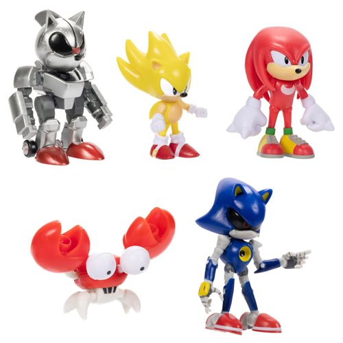 Sonic The Hedgehog Wave 15 Mecha Sonic 2.5 Mini Figure Jakks Pacific -  ToyWiz