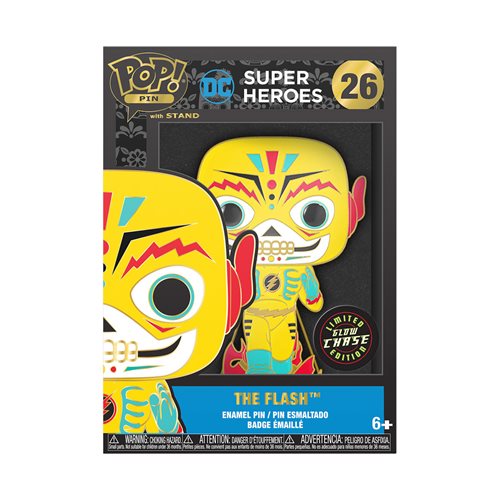 DC Comics Day of the Dead Flash Large Enamel Funko Pop! Pin