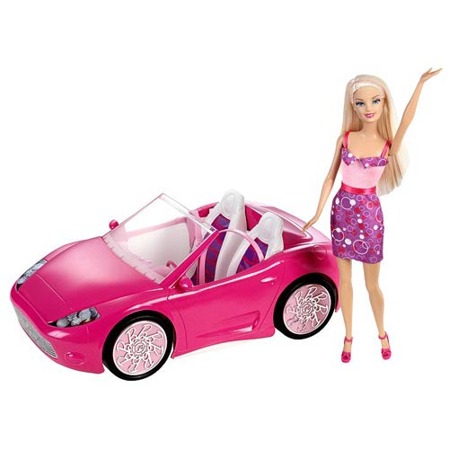 Barbie Doll Glam Convertible Vehicle