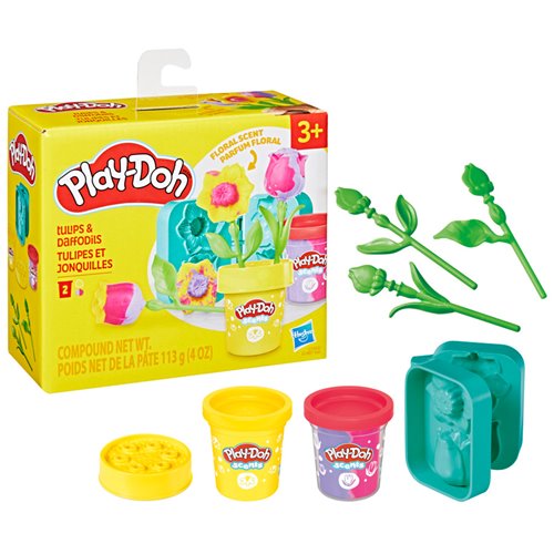 Play-Doh Tulips & Daffodils Flower Toy