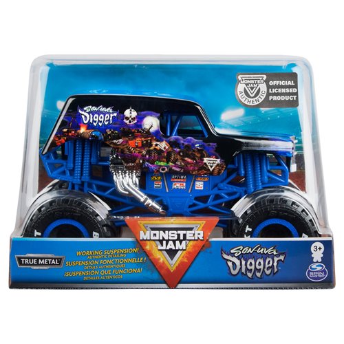 Monster Jam Monster Truck Mix 25 1:24 Scale Vehicle Case of 4