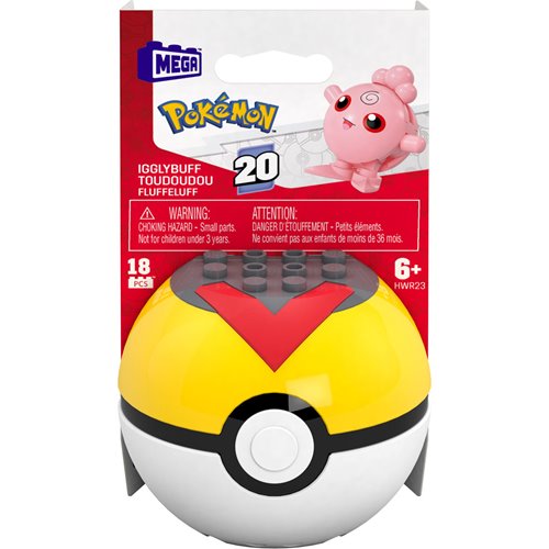 Mega Construx Pokemon Poke Ball Wave 20 Case of 12