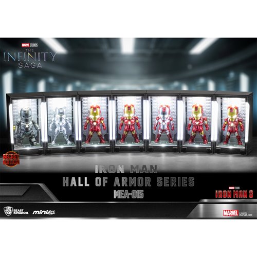 Iron Man Hall of Armor Series MEA-015 Mini-Figure Blind Box Case of 6