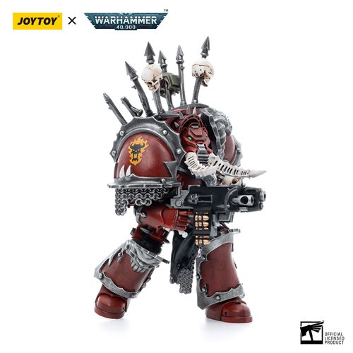 Joy Toy Warhammer 40,000 Chaos Space Marines Word Bearers Chaos Terminator Garchak Vash 1:18 Scale A