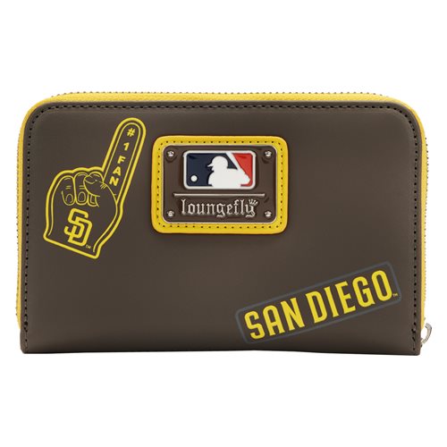 MLB San Diego Padres Patches Zip-Around Wallet