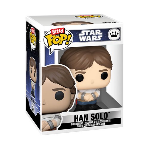 Star Wars: The Empire Strikes Back Leia and Han Solo Funko Bitty Pop! Mini-Figure 2-Pack
