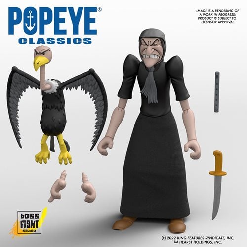Popeye Classics Wave 2 Sea Hag 1:12 Scale Action Figure