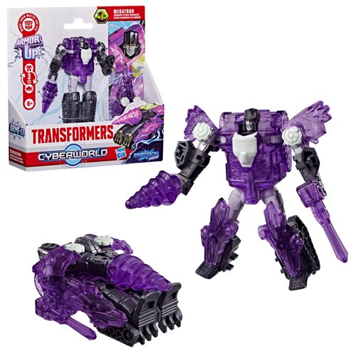 Transformers Cyberworld Megatron Armored Cyber Changers Energon Surge Action Figure
