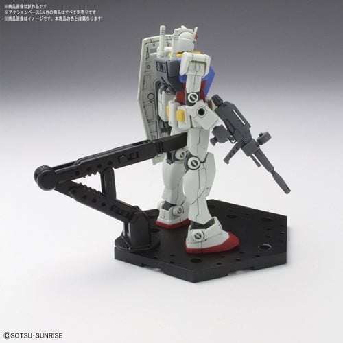 Action Base 5 Black 1:144 Scale Gundam Model Kit Display Stand