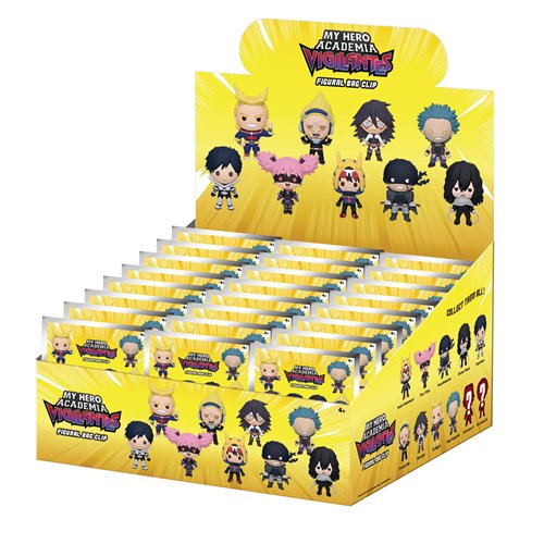 My Hero Academia Vigilantes 3D Foam Bag Clip Random 6-Pack