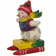 Crayola Snowman by Jim Shore Mini-Statue