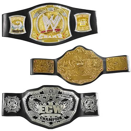 WWE Championship Title Belt Wave 1 Revision 2 Case