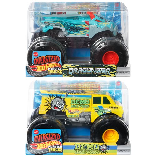 Hot Wheels Monster Trucks 1:24 Scale Vehicle 2026 Mix 10 Case of 4