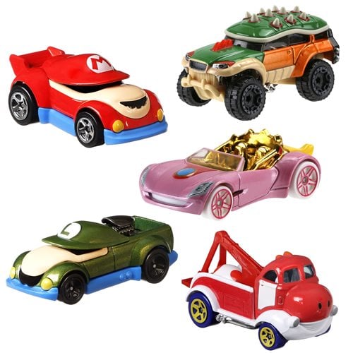Hot Wheels Nintendo Character Cars 2021 Mix 3 Case of 8