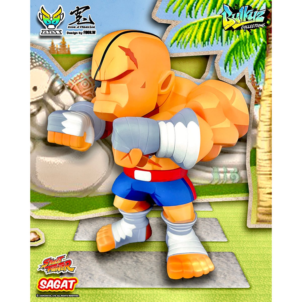 Street Fighter Bulkyz Collections Sagat Action Figure