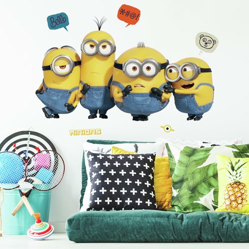 Minions: The Rise of Gru Peel and Stick Giant Wall Decals