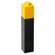 LEGO Black Drinking Bottle wiith Yellow Lid