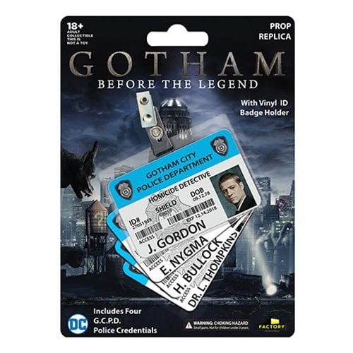 Gotham GCPD Police Credentials Set - San Diego Comic-Con 2019 Exclusive
