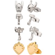 Thor Love and Thunder Stud Earring 4-Pack