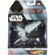 Star Wars Hot Wheels Starships Select Premium Diecast Sith Infiltrator Vehicle, Not Mint