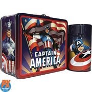 Captain America Tin Titans Lunch Box with Thermos - PX