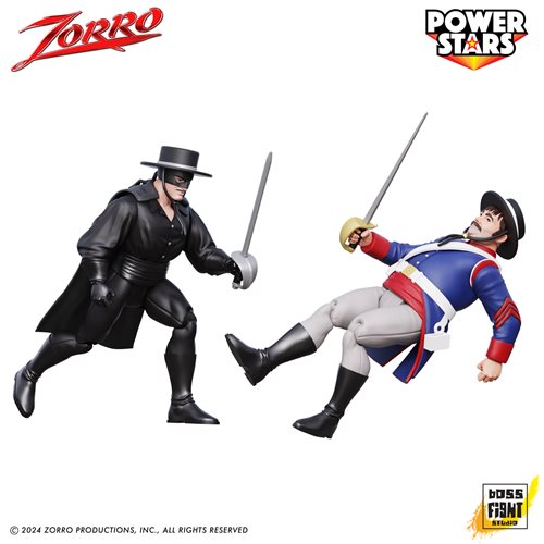 Zorro Power Stars Zorro Retro 5-Inch Action Figure