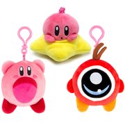Club Mocchi Mocchi Kirby Clip-On Assorted 4-Inch Case of 8