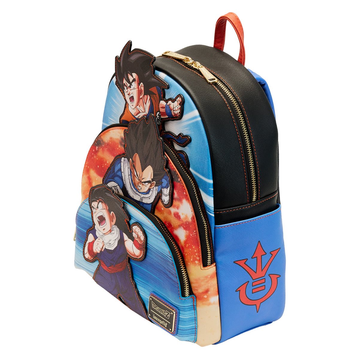 Dragon Ball Z Gohan Unisex 18 Laptop Backpack, Grey Black