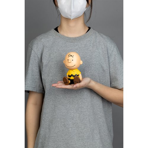 Peanuts Charlie Brown VPBP-030 Peanuts Series Palm Size Vinyl Functional Piggy Bank