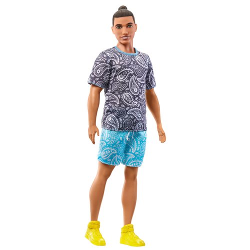 Barbie Ken Fashionista Doll #204 with Paisley Tee and Shorts