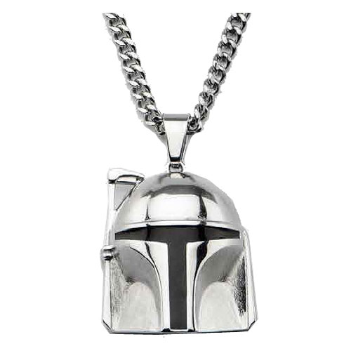 Star Wars Boba Fett Helmet 3-D Pendant Necklace